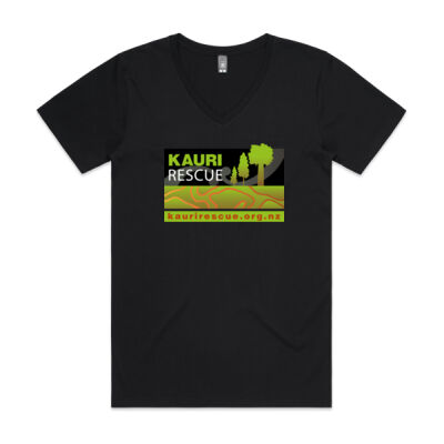 Womens Kauri Rescue v-neck t-shirt Thumbnail
